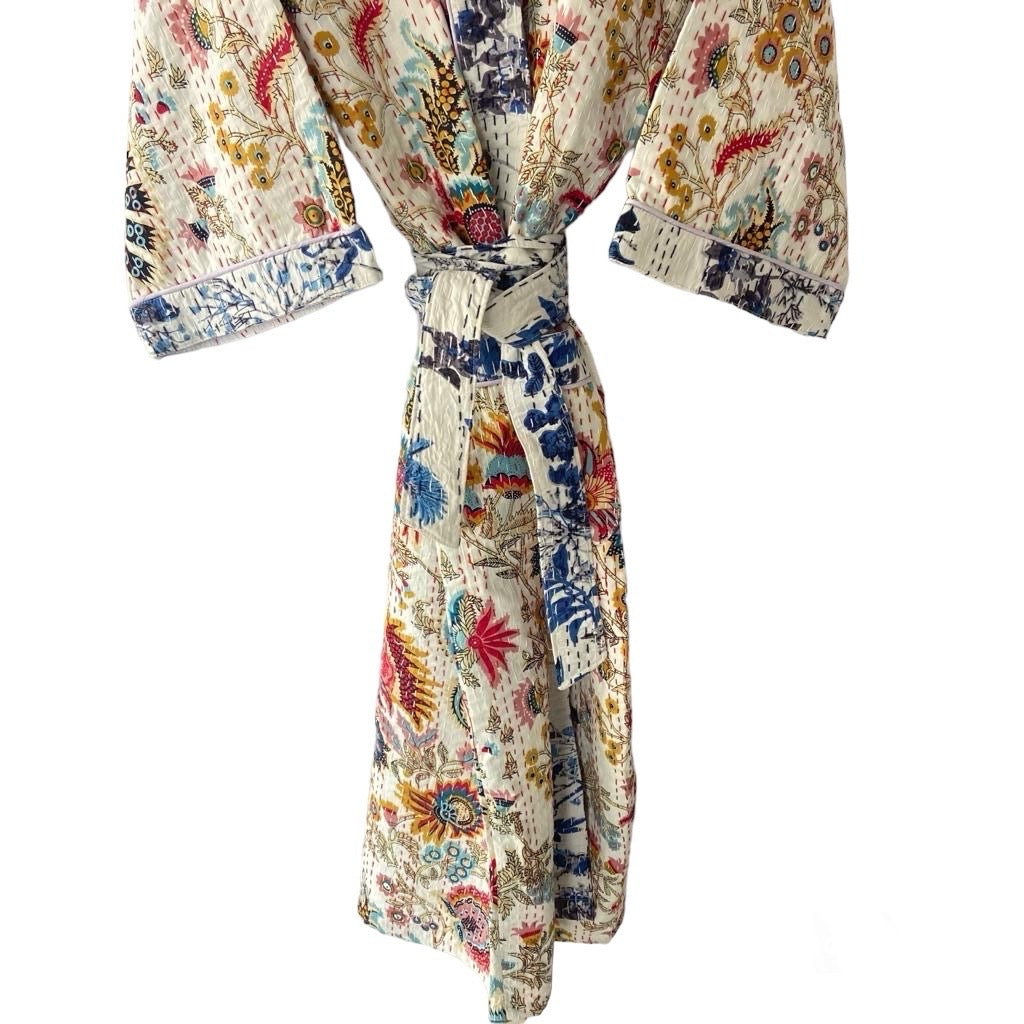 PATCHWORK - KANTHA KIMONO ROBE