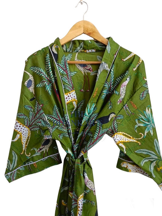 Animal Print - Kimono Robe