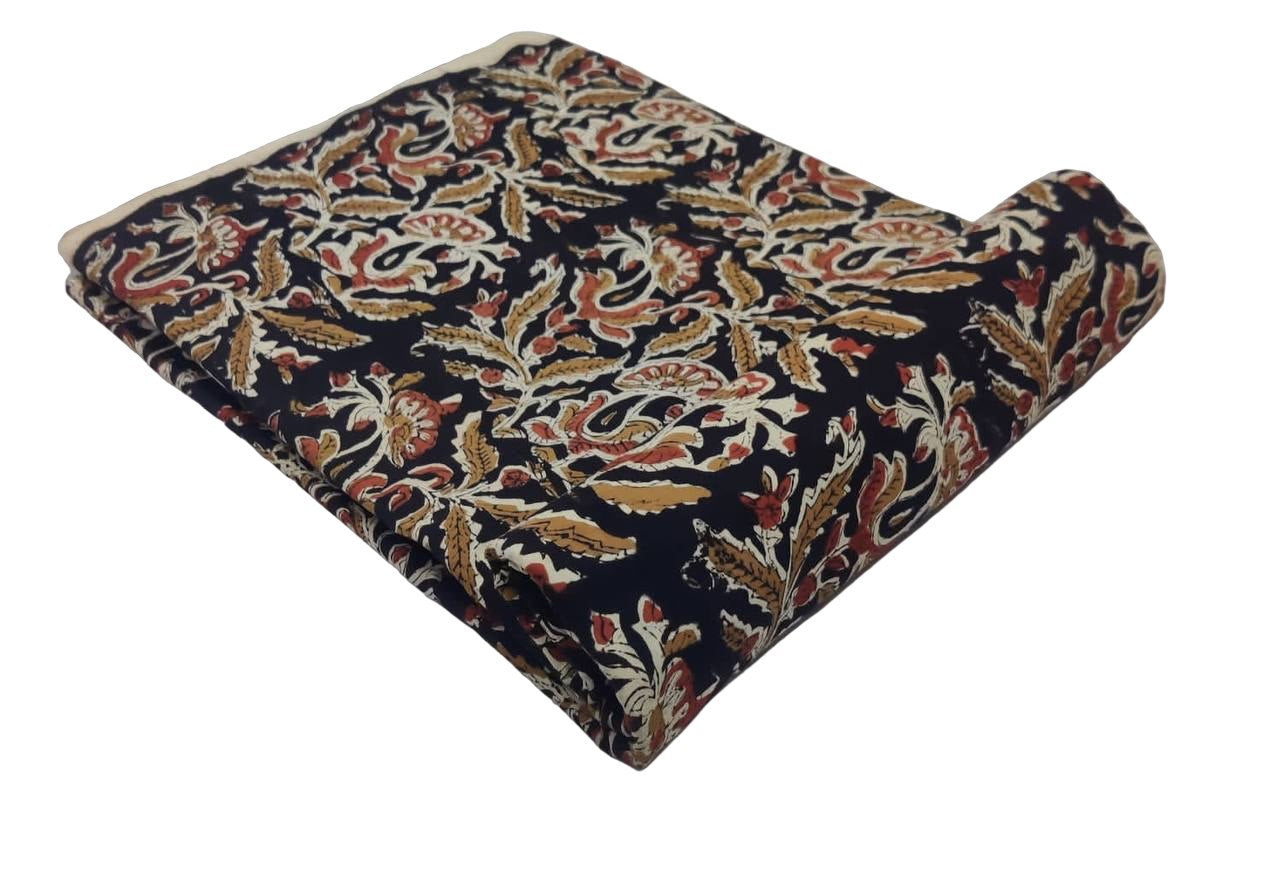 Bagru Kalamkari Handblock Fabric