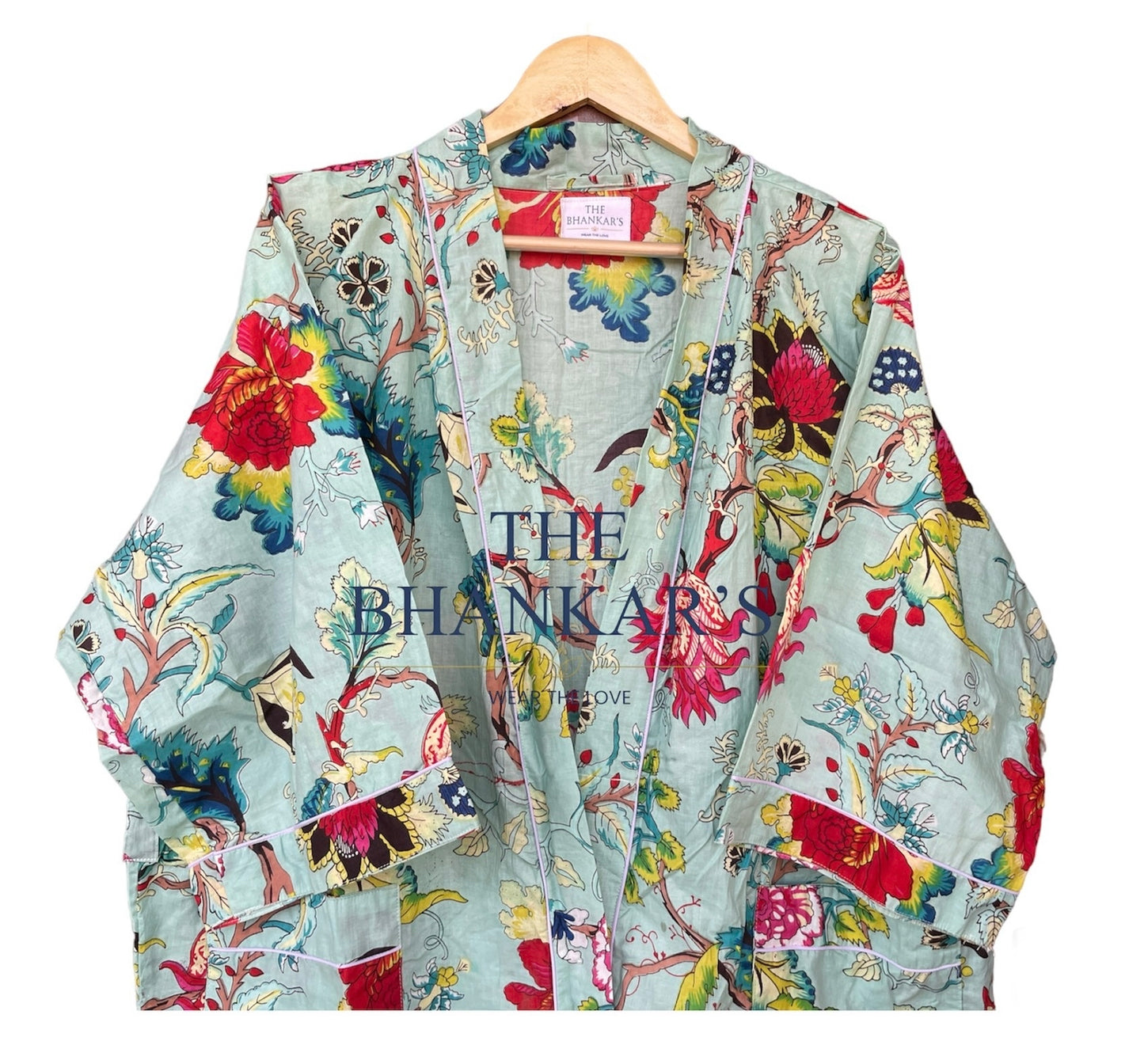 Floral Print - Kimono Robe