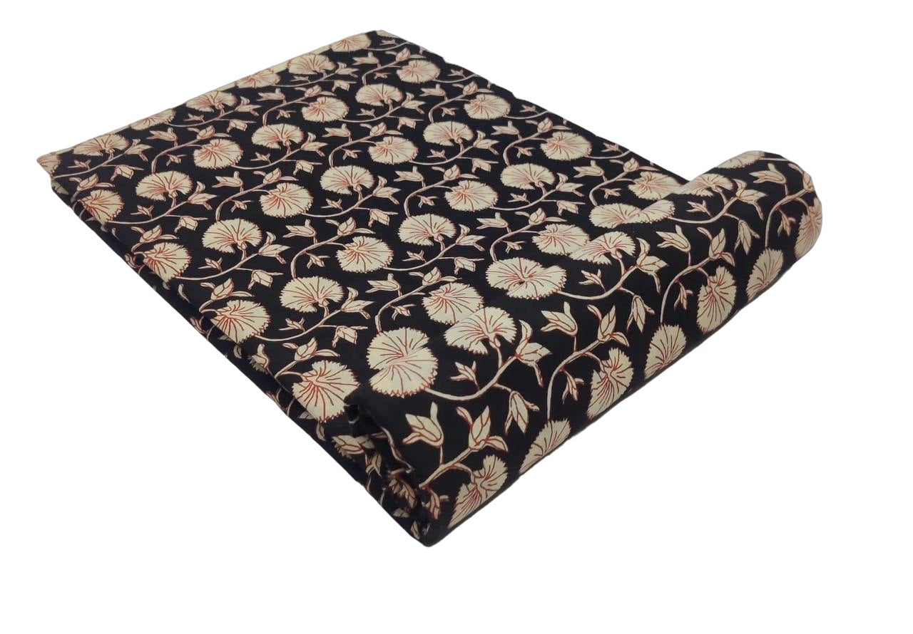 Bagru Kalamkari Handblock Fabric