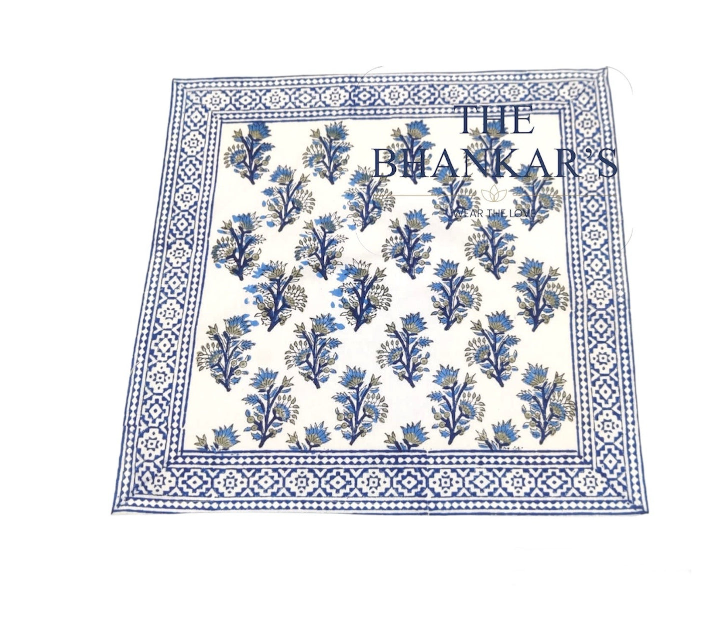 Cotton Napkins -  Mughal Floral Print