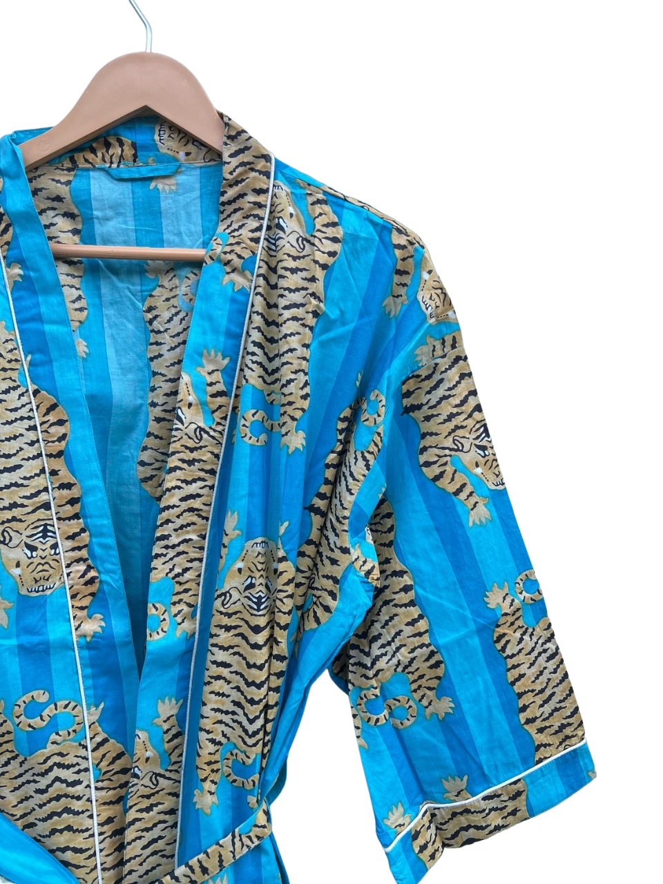 TOURQUISE Animal Print - Kimono Robe