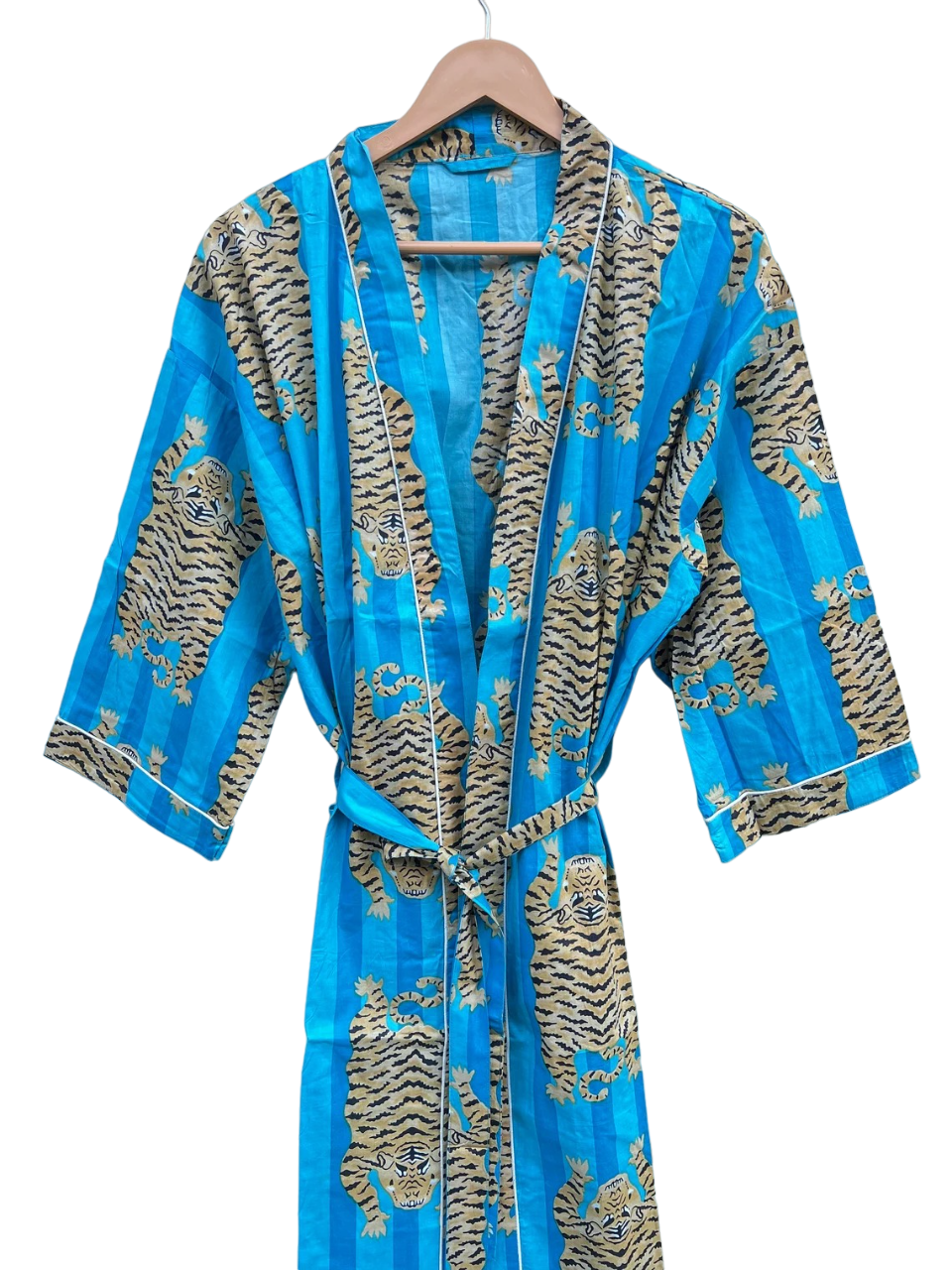 TOURQUISE Animal Print - Kimono Robe