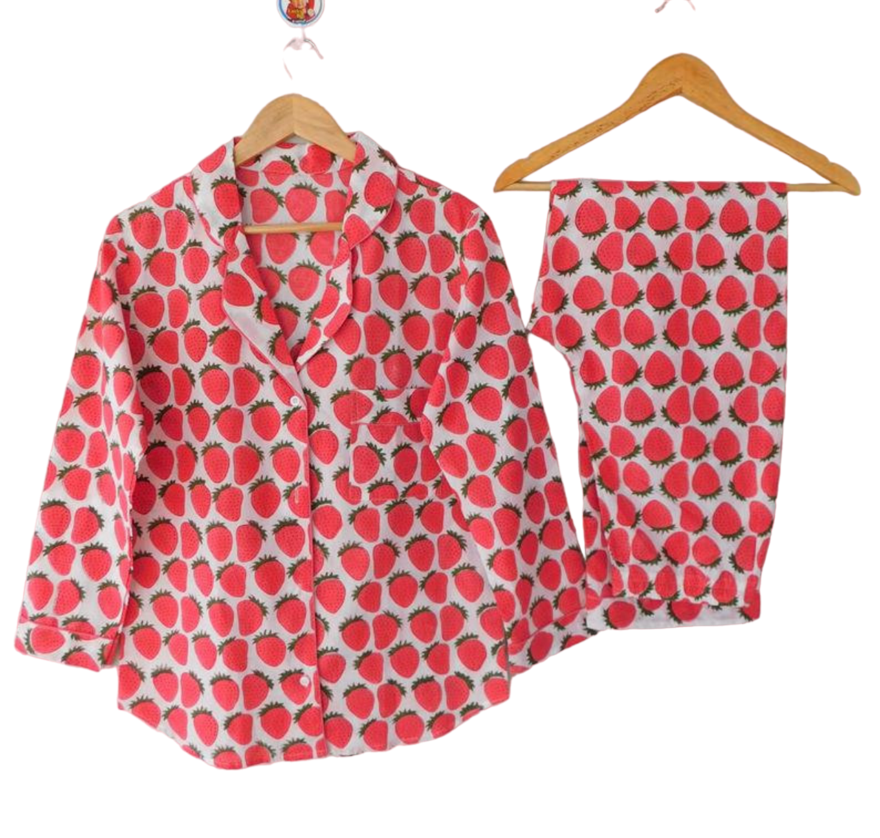 STRAWBERRY PRINT - PJ SET